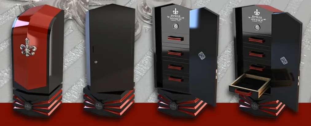Sikerei limited edition humidor DVMAS Prime, four views