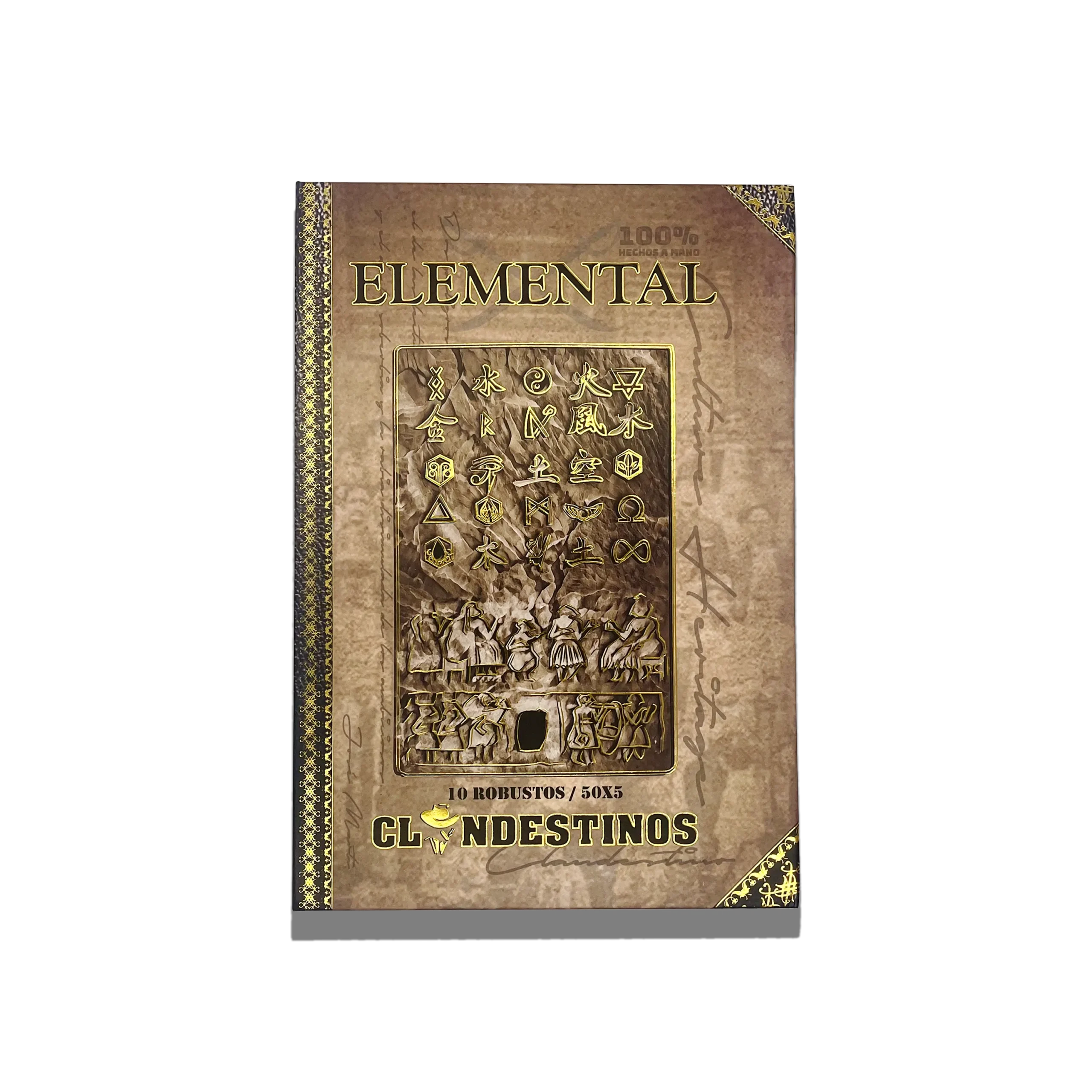 An Elemental shall never displease. It was conceived with a specific type of smoker in mind: the kind who has never enjoyed the pleasure of a cigar. Without a trace of aggressiveness, the “Elemental” will leave a great sensation on your palate.