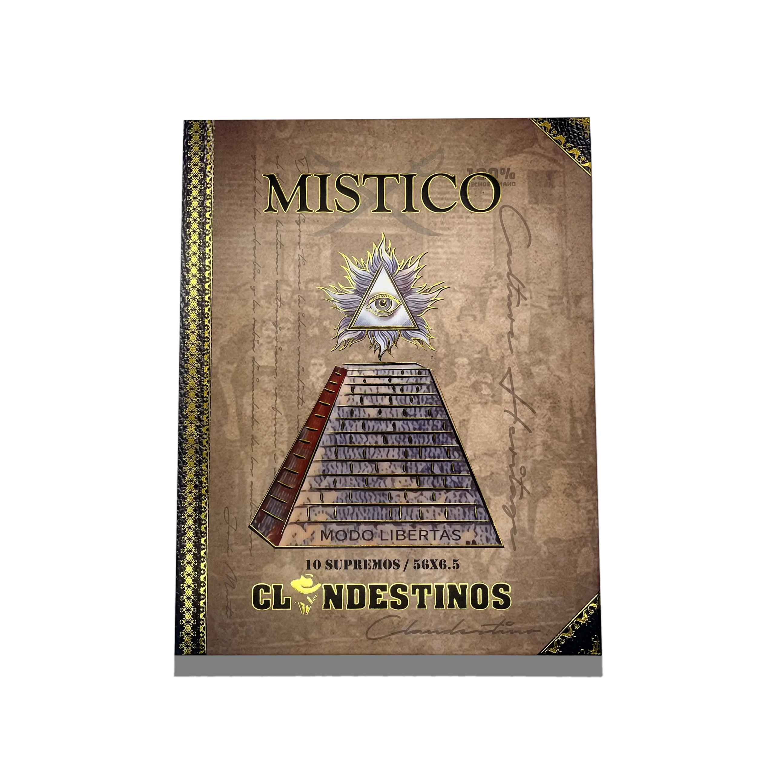 Without a doubt, this is the most enigmatic product of the Clandestinos lineup. At first, you encounter a smooth cigar with earthy notes. Then, it transitions to notes of cocoa and nuts without interfering with the joy of this magical creation. The Místico is the epitome of what the Luxcious Blend is: the favorite of many.