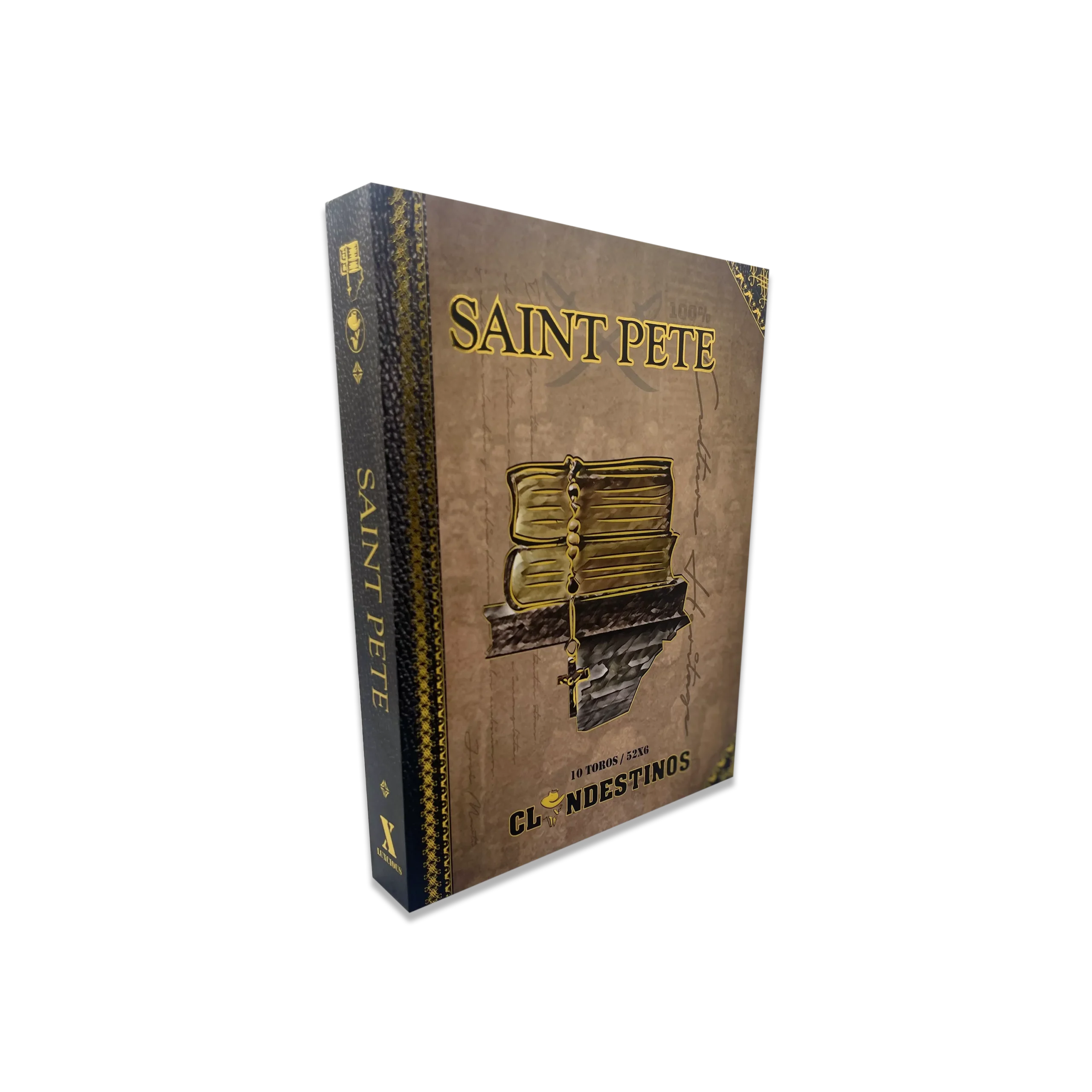 3-clandestinos-cigars-habano-saint-pete-cuban-boutique-cigar-wholesale-luxury-blend-spine The Saint Pete, like the famous city, will captivate and amaze the cigar aficionado. It offers a mild blend with plenty of character that is usually missing from smooth cigars. This smoke will leave you an aromatic scent without ever becoming spicy or sour. With its earthy taste, it is the perfect smoke for the sophisticated and modern cigar smoker alike.