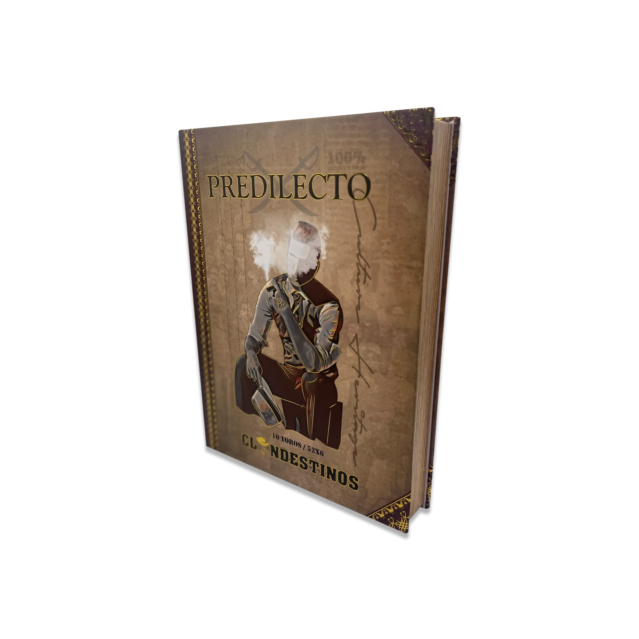 4-clandestinos-cigars-habano-predilecto-cuban-boutique-cigar-wholesale-luxury-blend-standing-sheets The Predilectos (Favorites), as their name implies, are the preferred choice of the creator of Clandestinos Cigars. A cigar with an amazing balance of strength, size, and flavor, it is perfect for any occasion. It is, in a few words, the convergence of sensations that all cigars should have.