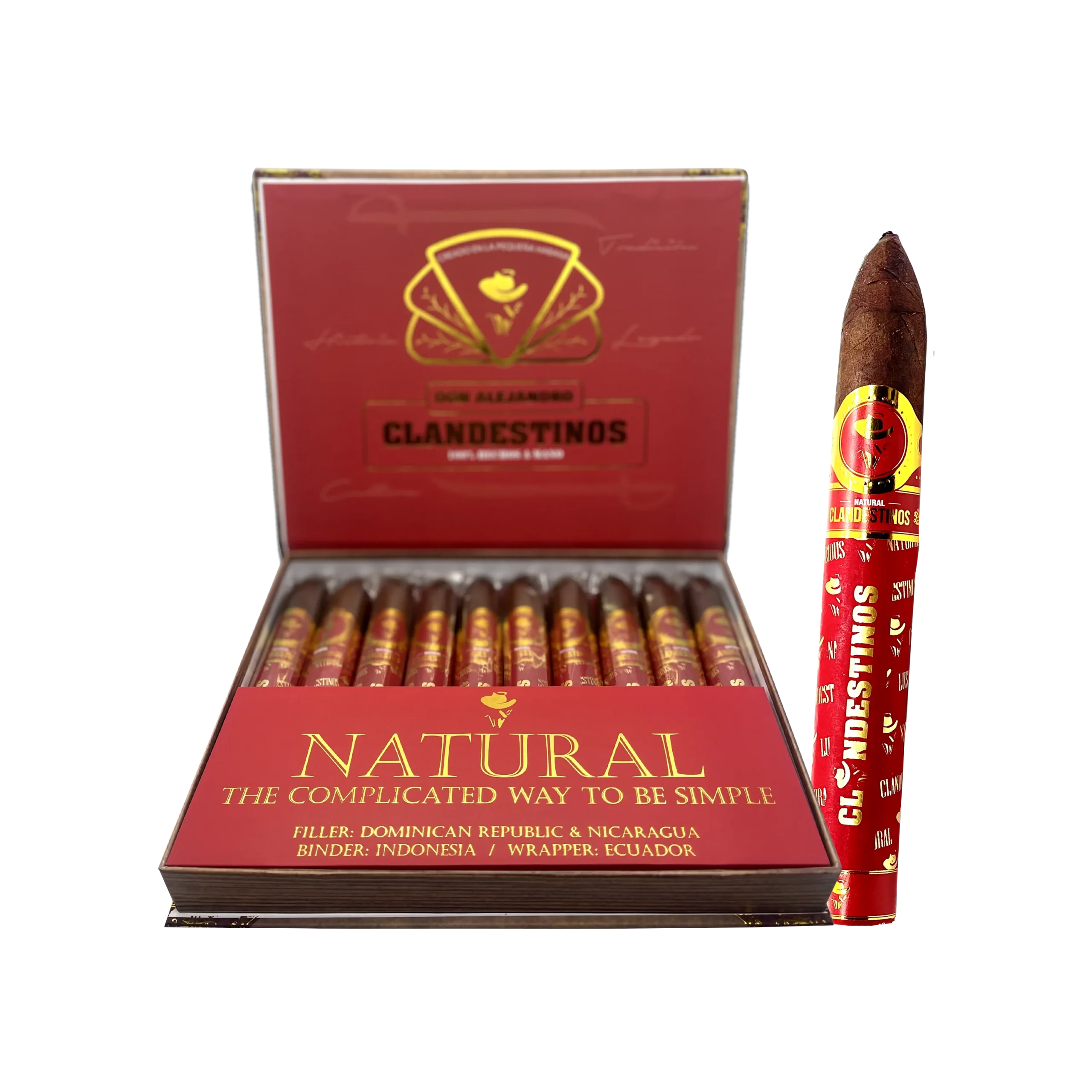 This Extra Pyramid is a tribute to the most iconic figure of the Tobacco Industry in Cuba: Alejandro Robaina. Rolled with the highest quality standards, it is a go-to cigar for the expert smoker and comes in a bigger format than the “Unico” design by The Godfather of Cuban Cigars.