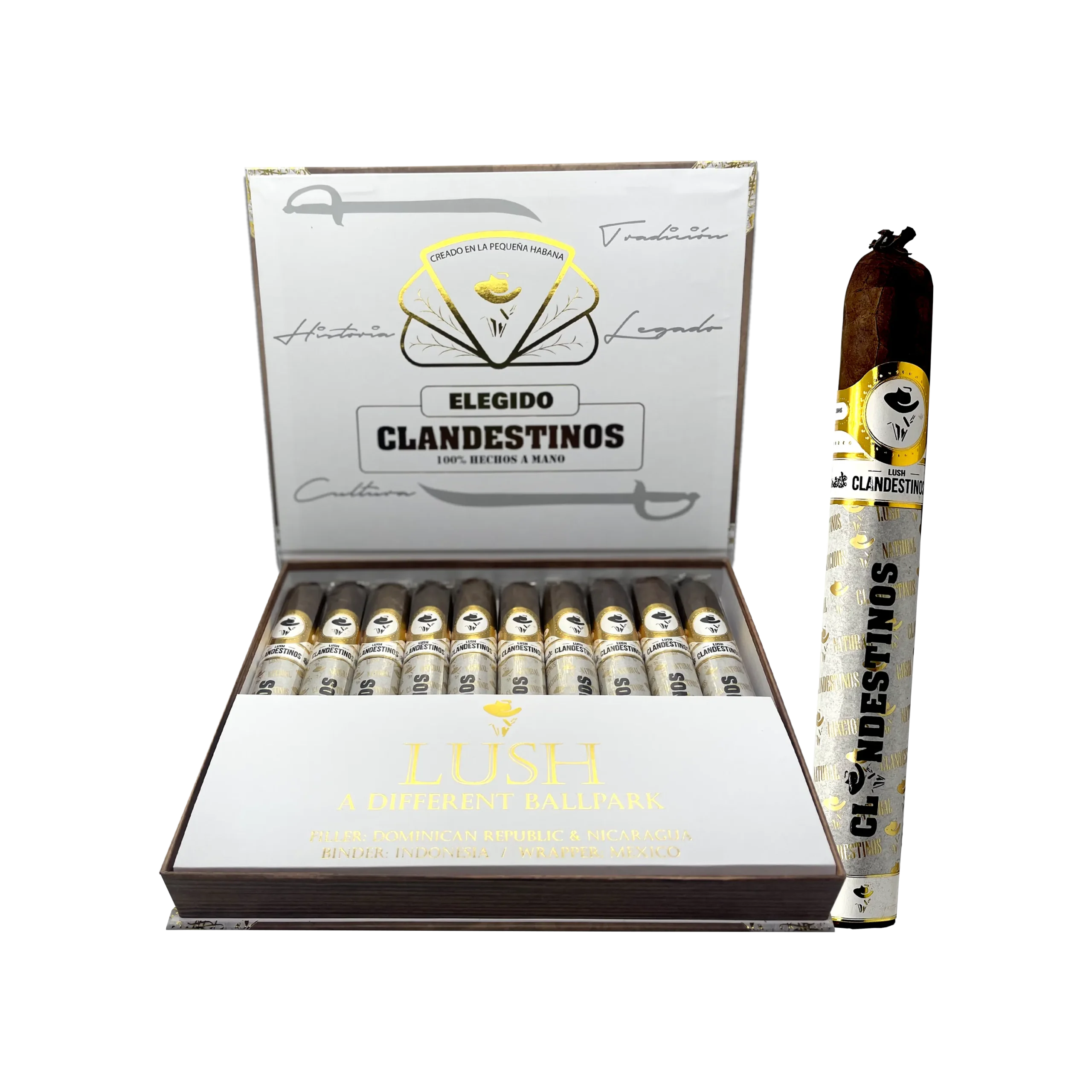 It is the perfect option for those who love high intensity flavors in a large cigar. Elegidos (Chosen Ones) combine an aged tobacco flavor with a slightly salty note. They provide a clear idea of what an intense cigar should be without overwhelming the palate of the smoker.