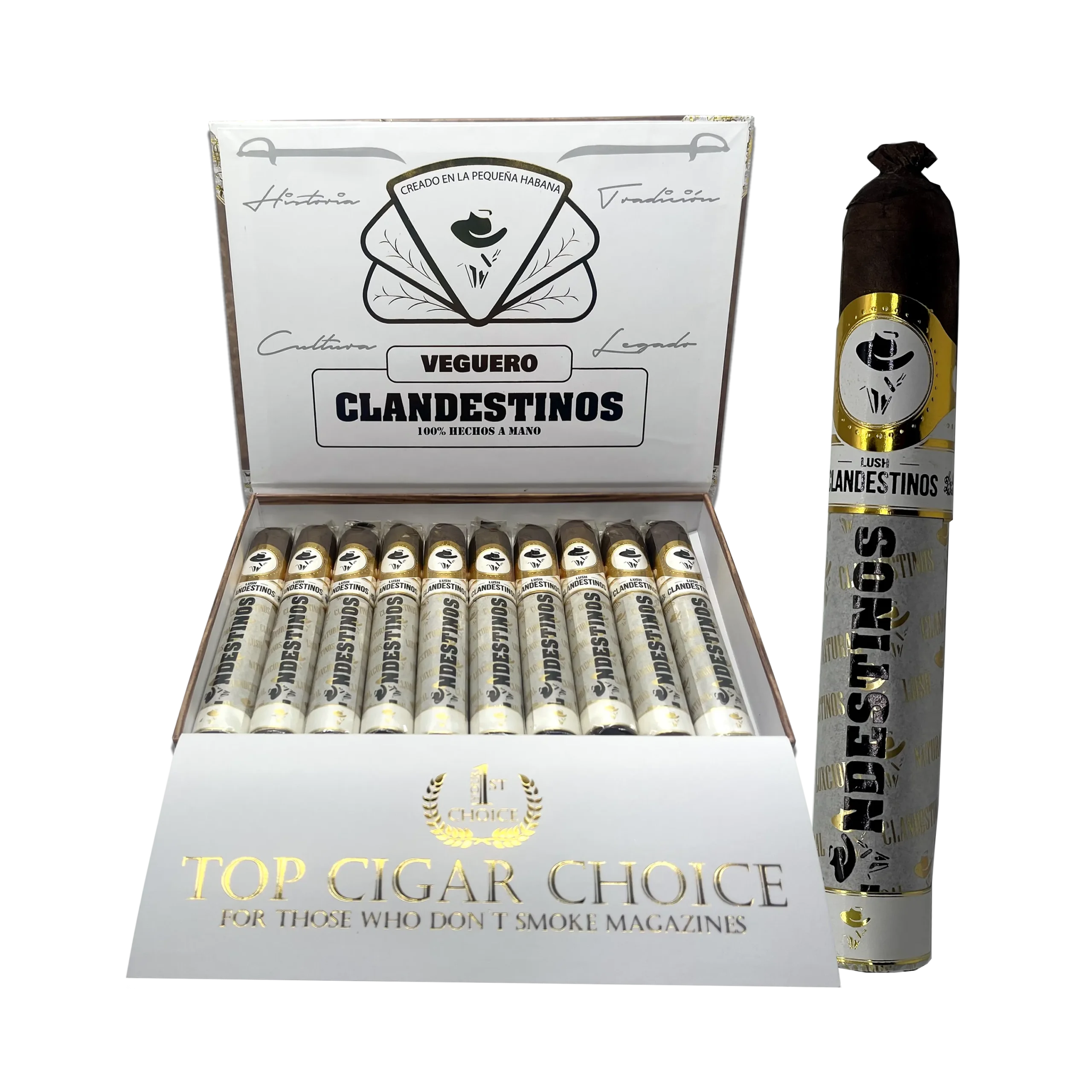 The Veguero (Tobacco Farmer) is the classic morning cigar of those who, with love and care, grow the leaves that are later enjoyed by the cigar aficionados. Full of vivid flavors, this is the perfect smoke for those who need to enjoy a cigar with a bold personality in a short amount of time. This is our humble tribute to their traditions.